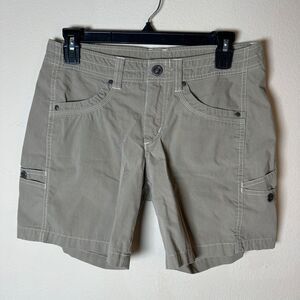 Kuhl Free Range Shorts women sz 4 - tan